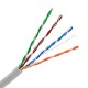 КАБЕЛ FTP Cat.5e Cu 24AWG + 2*0,75 CCA МЕДЕН