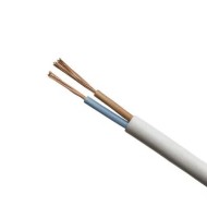 КАБЕЛ ГЪВКАВ МЕДЕН H03VV-F 2x0.75мм2/100м/