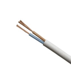 КАБЕЛ ГЪВКАВ МЕДЕН H03VV-F 2x0.75мм2/100м/