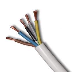 КАБЕЛ ГЪВКАВ МЕДЕН HO5VV-F 5x0.75мм2/100м/